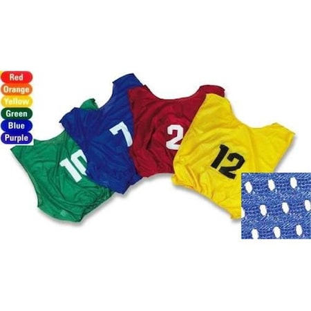 Everrich Industries Everrich EVC-0088 Numbered Mesh Vest Set - 22 x 24 Inch - Set of 12 EVC-0088